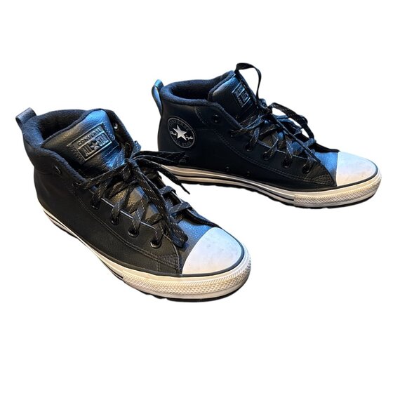 Unisex Converse Chuck Taylor All Stars Black White High Top Sneaker - Picture 1 of 14